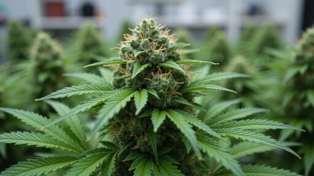 wysoka zawartość THC hybrydowa odmiana