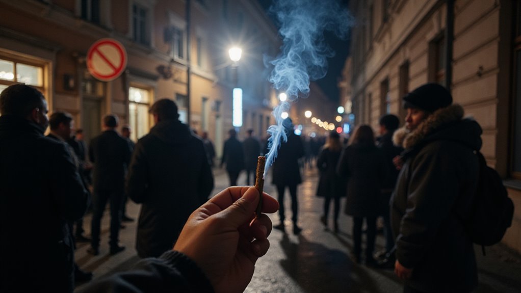 ryzyka prawne związane z publicznym używaniem konopi