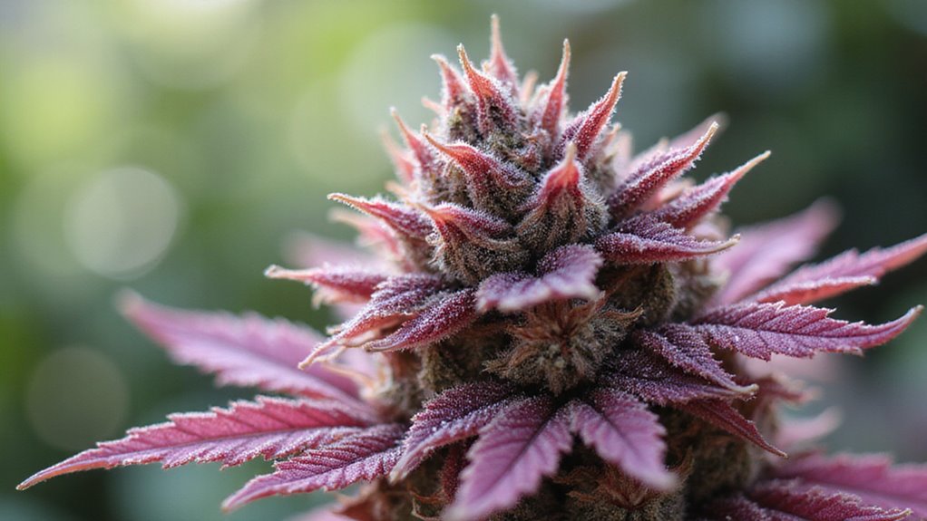 różowa kush indica bogata w THC aromat