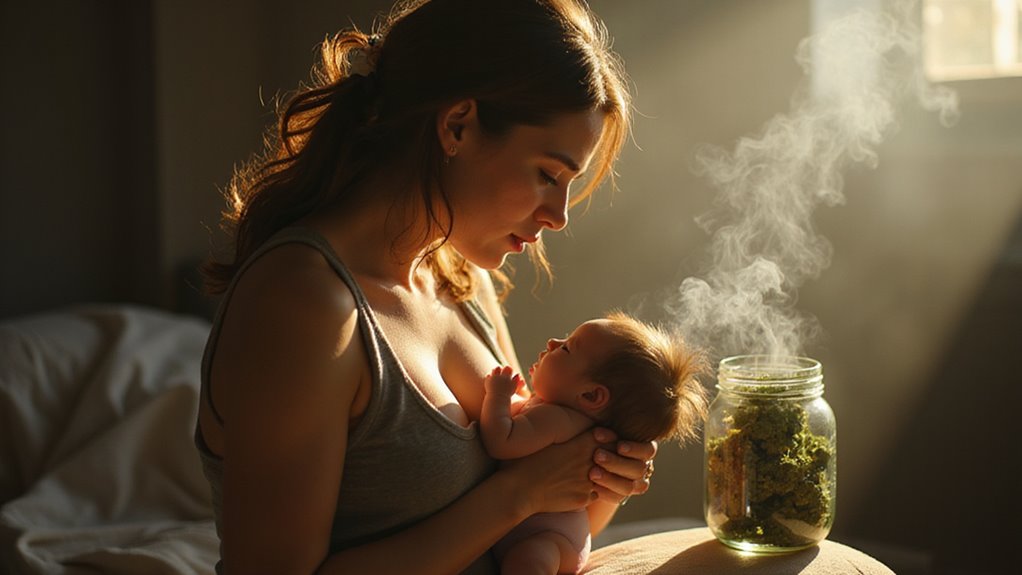 Transfer THC wpływa na niemowlęta karmione piersią
