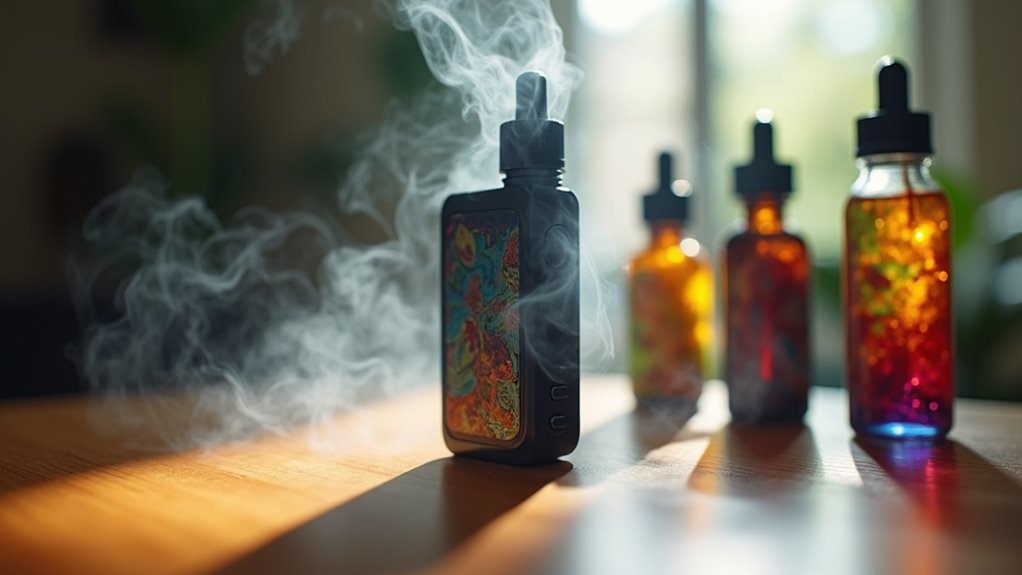 Vaping polega na podgrzewaniu cieczy