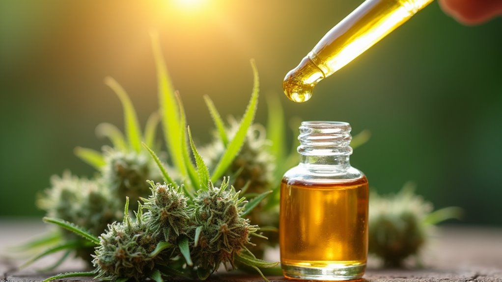 olej CBD lub kwiat