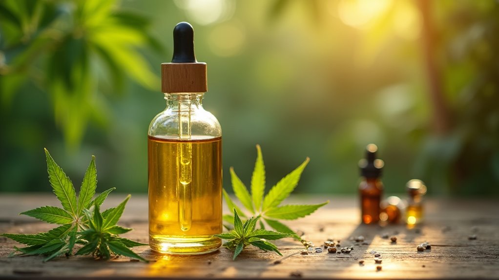 ekstrakty oleju CBD z roślin