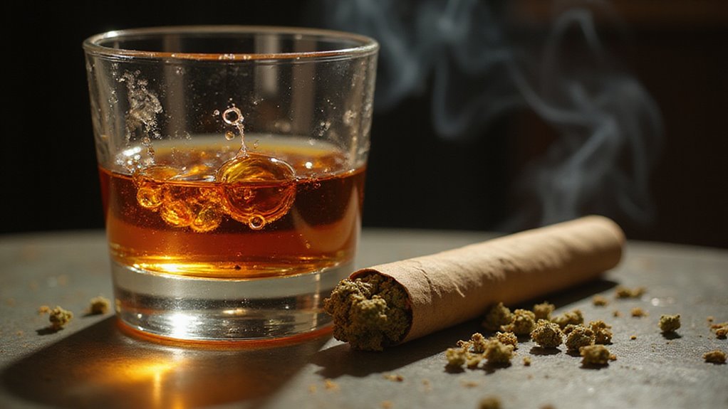 alkohol zwiększa wchłanianie THC