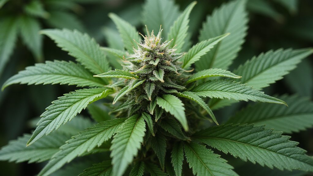 poziomy kannabinoidów w częściach rośliny