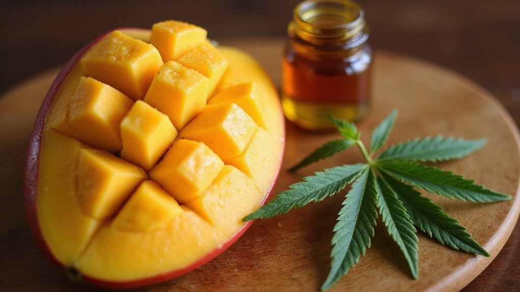 mango wzmacnia działanie kannabinoidów