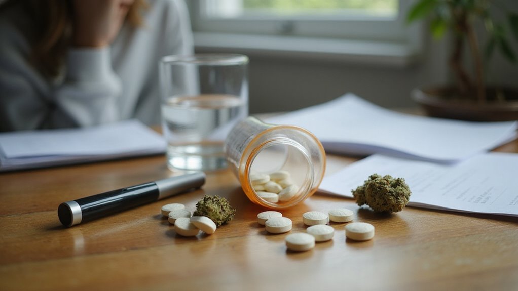 marihuana wchodzi w interakcje z lekami przeciwdepresyjnymi