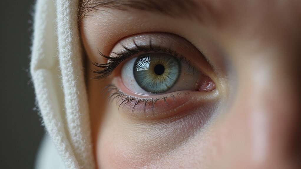 czerwone oczy kontra rozszerzenie źrenic